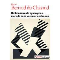Freies deutsches wörterbuch für synonyme, gegenwörter und assoziationen. Dictionnaires Des Synonymes Dictionnaires Et Langues Livre Bd Fnac