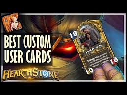 Easy enough for amateurs to jump in and create their own designs to complement their games within minutes, but powerful and deep for professional game designers as well. The Best User Created Cards 14 Custom Hearthstone Cards Youtube