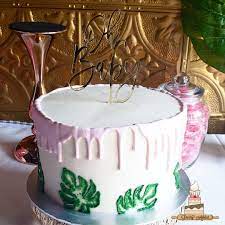 Tropical Themed Baby Shower Cake Baby Shower Cakes Baby Shower Themes Dream Wedding Cake
