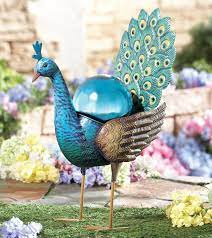 Find Everything But The Ordinary Bird Art Peacock Garden Statues