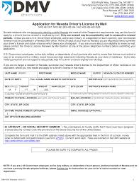 Vendors doing business with state government. Form Dmv 204 Download Fillable Pdf Or Fill Online Application For Nevada Driver S License By Mail Nevada Templateroller