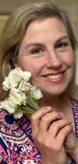 Love the first sweet peas! These are from the home garden but we have some  coming up soon