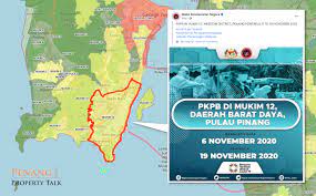 (seksyen 1 hingga seksyen 2). Cmco In Mukim 12 Of Southwest District From Nov 6 To 19 Penang Property Talk