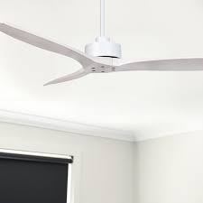 A chandelier ceiling fan adds function and glamourous style; Fanco Wynd Ceiling Fan White With Whitewashed Universal Fans