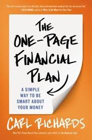 Pdf Download The One Page Financial Plan A Simple Way To Be Smart About Your Money By Carl Richards Fre Money Book Financial Planning Personal Finance Books