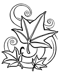 Coloring pages of leaf shapes. Printable Leaf Coloring Pages Coloring Home