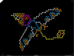 Original Lite Brite Templates Dinosaur 9x12 Screen Refills Illumipeg