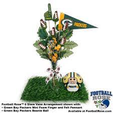 Maybe you would like to learn more about one of these? How To Create A Green Bay Themed Flower Arrangement With Football Roses