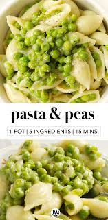 Pasta With Peas Quick And Easy Recipe 15 Minute Meals Dinners Pasta With Peas Cheap Dinner Recipes