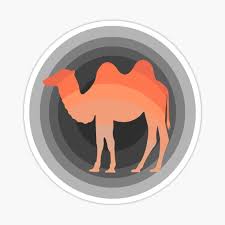 Running swimming triathlon walking weight loss yoga. Camel Silhouette Stickers Redbubble
