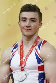 British Gymnast Sam Oldham Poses His Foto de stock de contenido editorial