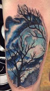 Moon Tattoos Designs And Ideas Page 73 Sky Tattoos Night Sky Tattoos Sleeve Tattoos