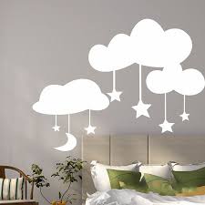 Mungkin sudah saatnya kamu gunakan kreativitas untuk ciptakan dekorasi kamar handmade sebagai pelengkap dari desain kamar tidur milikmu. Anak Anak Bayi Pembibitan Stiker Dinding Dekorasi Kartun Awan Bintang Dekorasi Kamar Tidur Diy Mudah Stiker Dinding Yang Dapat Dilepas Vinyl Stiker Sticker China Sticker Wall Decaldecal Vinyl Aliexpress