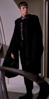 Today, wearing nearly identical black robes is a way of showing that all the country's judges are united in the same responsibility to uphold the law. What Is Printed In Vulcan Script On Spock S Black Robe In Star Trek The Motion Picture Science Fiction Fantasy Stack Exchange