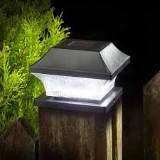 They are frequently installed along a front. Smart Solar Super Bright Solar Powered Post Light Garden Post Light