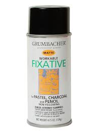 Non Glossy Matte Fixative For Pastel Charcoal And Pencil Created For The Commercial Artist It Produces A Grumbacher Watercolor Supplies Art Sets For Kids