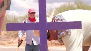 Here lies a dream in the Sonoran Desert, where migrants risk death to cross  into the US