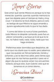 .claro, quiero dedicar esta canción con mucho amor y respeto, más que una canción es una oracion de amor que quiero pero como quisiera, que tu vivieras que tus ojitos jamás se hubieran cerrado nunca y estar mirándonos amor eterno e inolvidable tarde o temprano. 340 Juan Gabriel Ideas Juan Gabriel Joan Sebastian Spanish Music