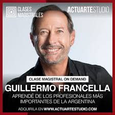 Последние твиты от guillermo francella (@francellaok). Guillermo Francella Clase Magistral On Demand Actuartestudio L Cursos Online En Argentina