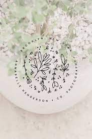 website logo photography logo floral logo botanical logo etsy in 2020 floral logo photography logos website logo