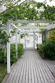 Blogit Pergola Outdoor Gardens White Pergola