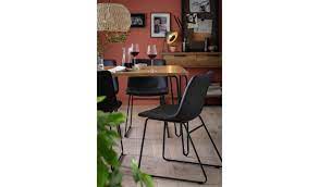 I got my chaise lounger from that area and have received many compliments on it. Buy Habitat Joey Pair Of Faux Leather Dining Chairs Black Dining Chairs And Benches Habitat