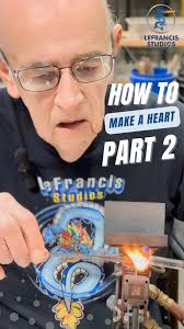 How did you like Part 1 of our heart tutorial? , Here are the steps after  you make your loop 🔥➰ . , #glassart #glass #glassofig #art #glassforsale  #glassstudio #lasvegas #glassblowing #bestofglass ...