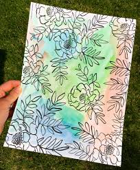 Keep your watercolor sheet at a 45 degree angle. Splash Of Color A Watercolor Coloring Book For Creatives Of All Ages