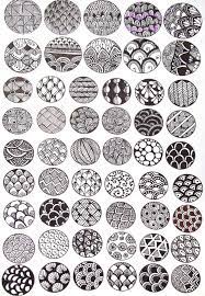 Kunstunterricht muster und strukturen : Filling Patterns Zentangle Kunst Kritzeln Kunst Muster Malen