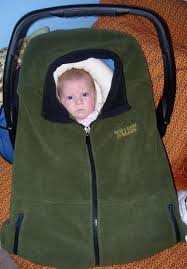 Recon Fleece Vest To Baby Car Seat Cover Tut Added 01 17 07 Occasions And Holidays Infant Car Seat Cover Baby Car Seats Carseat Cover