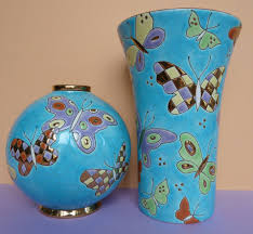 Longwy Vases Thais Designed By Therese D Encausse For Emaux De Longwy Made In France Emauxdelongwy Com Therese Poterie Art