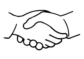 A Handshake Goes A Long Way Shaking Hands Drawing How To Draw Hands Hand Outline