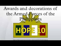 Air force outstanding unit award. Awards And Decorations Of The Armed Forces Of The Philippines Youtube