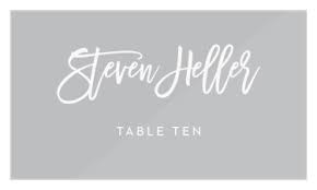 Make stunning place cards with adobe spark post. Wedding Place Cards Free Guest Name Printing Basic Invite