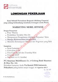 Surat lamaran kerja merupakan surat yang dibuat dan juga bisa disebut sebagai surat permohonan agar supaya seseorang yang mengirim surat bisa diterima di maka dari itu, penting bagi anda mengetahui seperti apa contoh surat lamaran kerja di bank yang baik dan sesuai dengan ketentuan. Lowongan Kerja Sinarmas Multifinance Www Infokantorpos Com