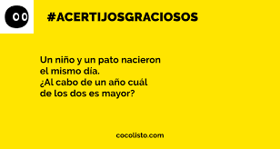 Unos cuantos acertijos porque, reconócelo: Mas De 10 Acertijos Graciosos Con Respuestas Cocolisto