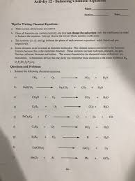 We did not find results for: Activity 12 Balancing Chemical Eqatlohs Section Chegg Com