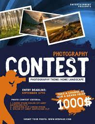 Photography Contest Flyer Template Contest Poster Photography Contests Photography Contest Poster