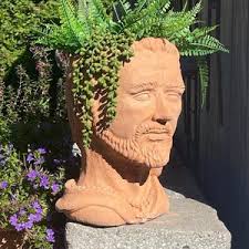 Statue Head Planter