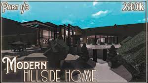We've gathered up a bunch of great house designs that will hopefully help you in your next build! Roblox Bloxburg Modern Hillside Home 280k Part 1 3 Speedbuild Two Story House Design House Decorating Ideas Apartments Unique House Design