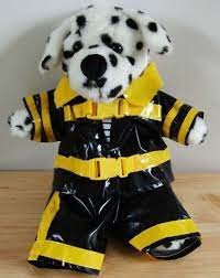 Firefighter Dog Dalmatian Plush Stuffed Animal Toy Pet Toys Plush Stuffed Animals Firefighter