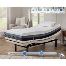 Sleep Science 12 Iflip Sonoma Twin Xl Dual Comfort Memory Foam Mattress With Adjustable Power Base Mattress Memory Foam Mattress Chaise Lounge