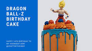 Dragon ball z birthday cake dragon ball z birthday cake sinfully sweet confections pinterest. Dragon Ball Z Birthday Cake Youtube