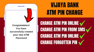 Vijaya Bank Atm Debit Card Pin Change On Atm How To Change Vijaya Bank Atm Pin Forgot Reset