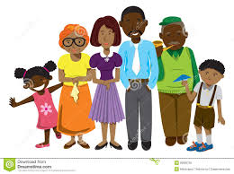 Black And White African American Clip Art African American Family African American Family Family Cartoon Magazines For Kids