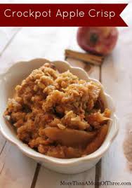 Crock Pot Apple Crisp Recipe More Than A Mom Of Three Easy Apple Crisp Recipe Crockpot Apple Crisp Crock Pot Desserts
