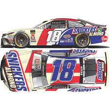 Ive been toying with the idea of doing this for a few weeks ever since a bunch of old wood bros pics and other pics from 1988 were uploaded in a nascar thread about i dont even remember what. Kyle Busch Action Racing 2018 18 Snickers Almond 1 24 Elite Die Cast Toyota Camry Kyle Busch Nascar Cup Series Monster Energy Nascar