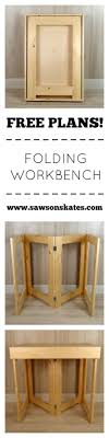 Diy Folding Workbench Free Plans Saws On Skates Folding Workbench Diy Plans Diy Furniture Plans