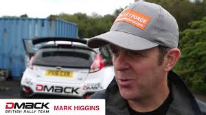 Mark Higgins gets ready for Rally Isle of Man
