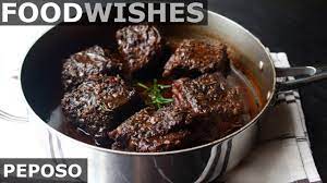 Bbq sauce braised short ribs foodwishes. Peposo Tuscan Black Pepper Beef Food Wishes Youtube